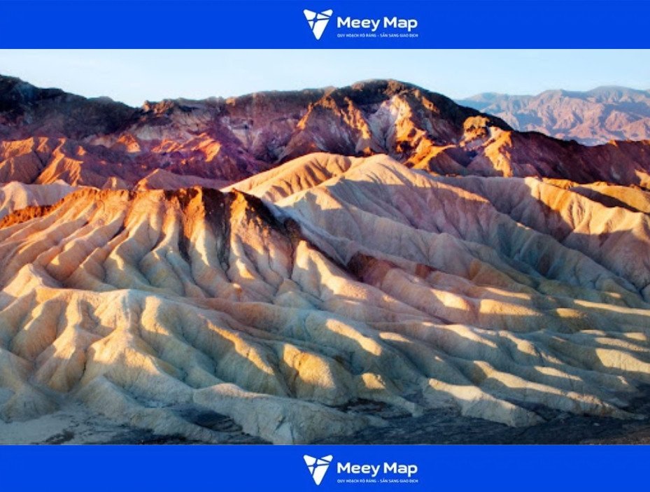 Bản đồ Thung lũng Death Valley của Hoa Kỳ