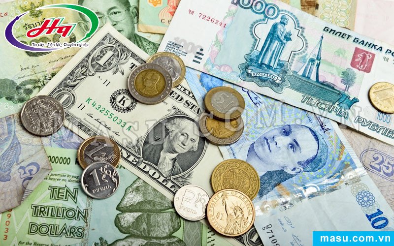 Các loại tiền tệ phổ biến toàn cầu