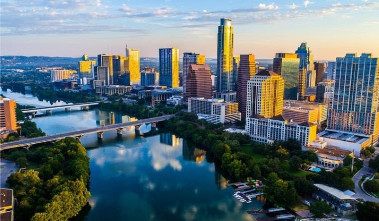 Cảnh quan đặc trưng của tiểu bang Texas thuộc các tiểu bang nước Mỹ