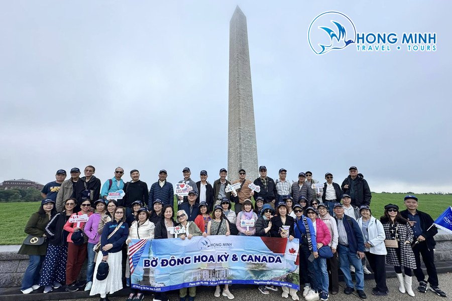 Đài tưởng niệm Washington, công trình kiến trúc cao nhất thủ đô Hoa Kỳ.