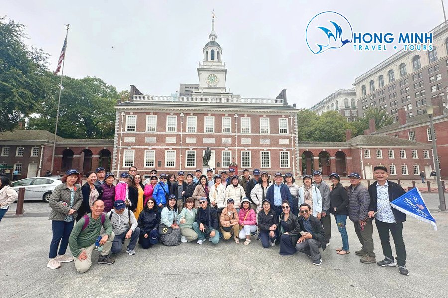 Dinh Độc Lập ở Philadelphia, nơi ký Tuyên ngôn Độc lập Hoa Kỳ.
