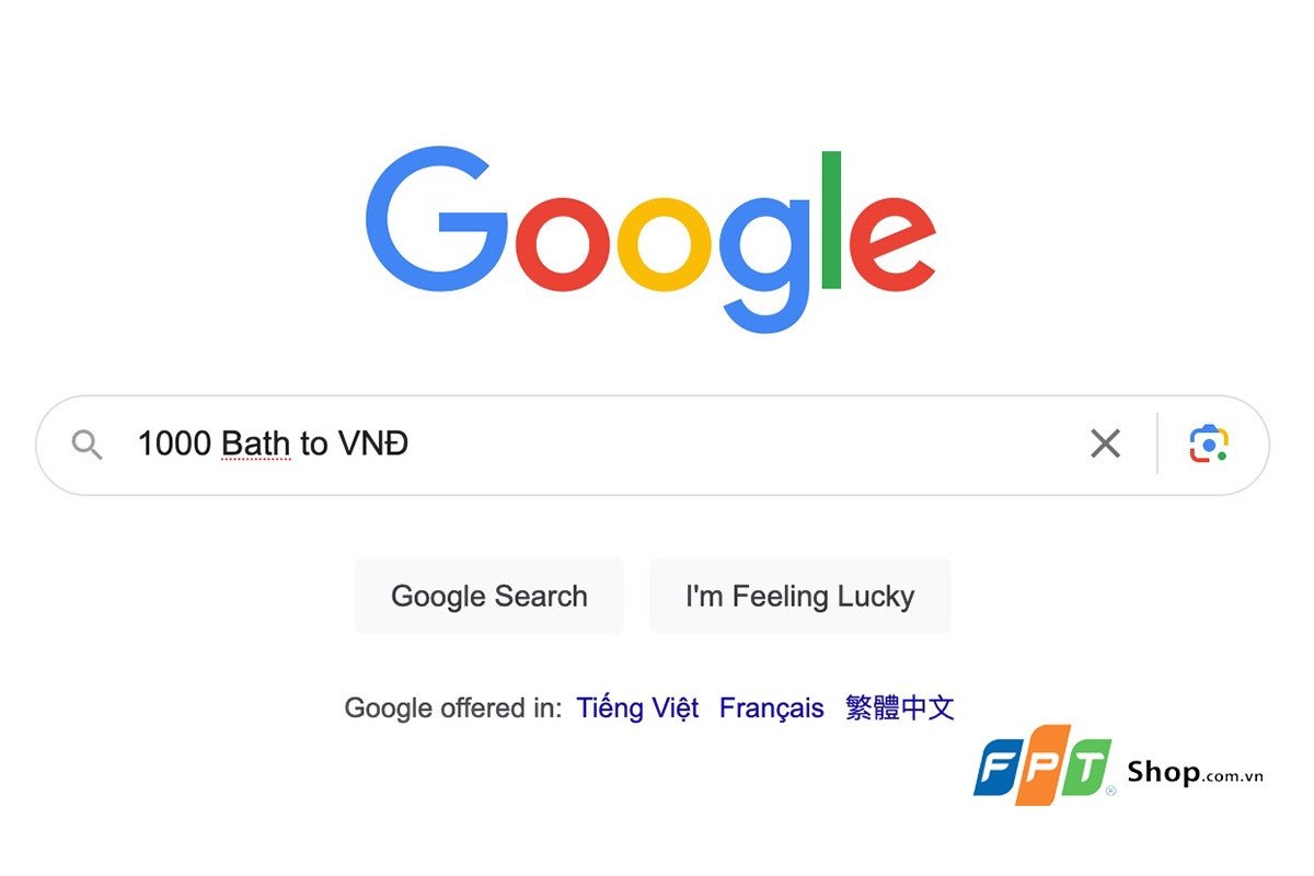 Kết quả tìm kiếm Google minh họa cách 100 Baht Thái đổi ra tiền Việt Nam