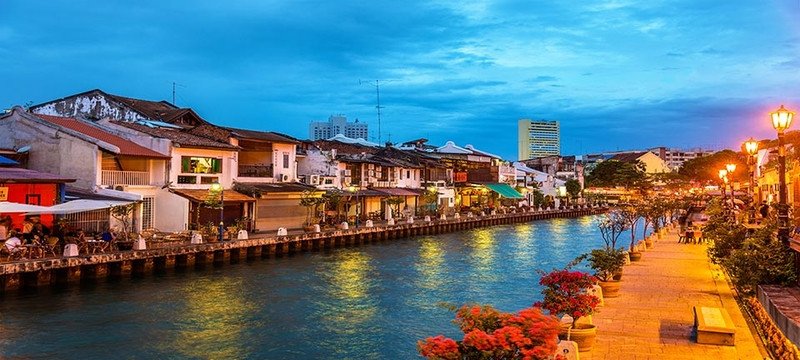 Kiến trúc cổ kính của thành phố Melaka