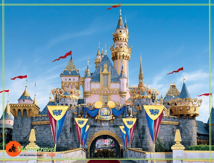 Lâu đài cổ tích tại Disneyland, điểm đến huyền ảo cho mọi gia đình khi du lịch nước Mỹ