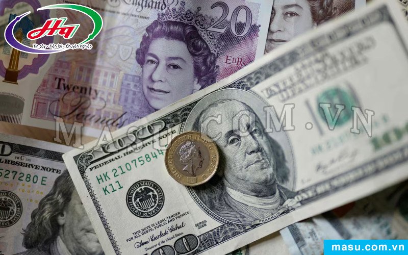 Minh họa 60 USD so với các đồng tiền quốc tế hàng đầu như Euro, Bảng Anh