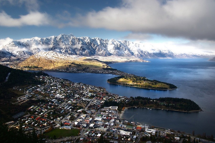 Queenstown, trung tâm phiêu lưu trên bản đồ Đảo Nam New Zealand
