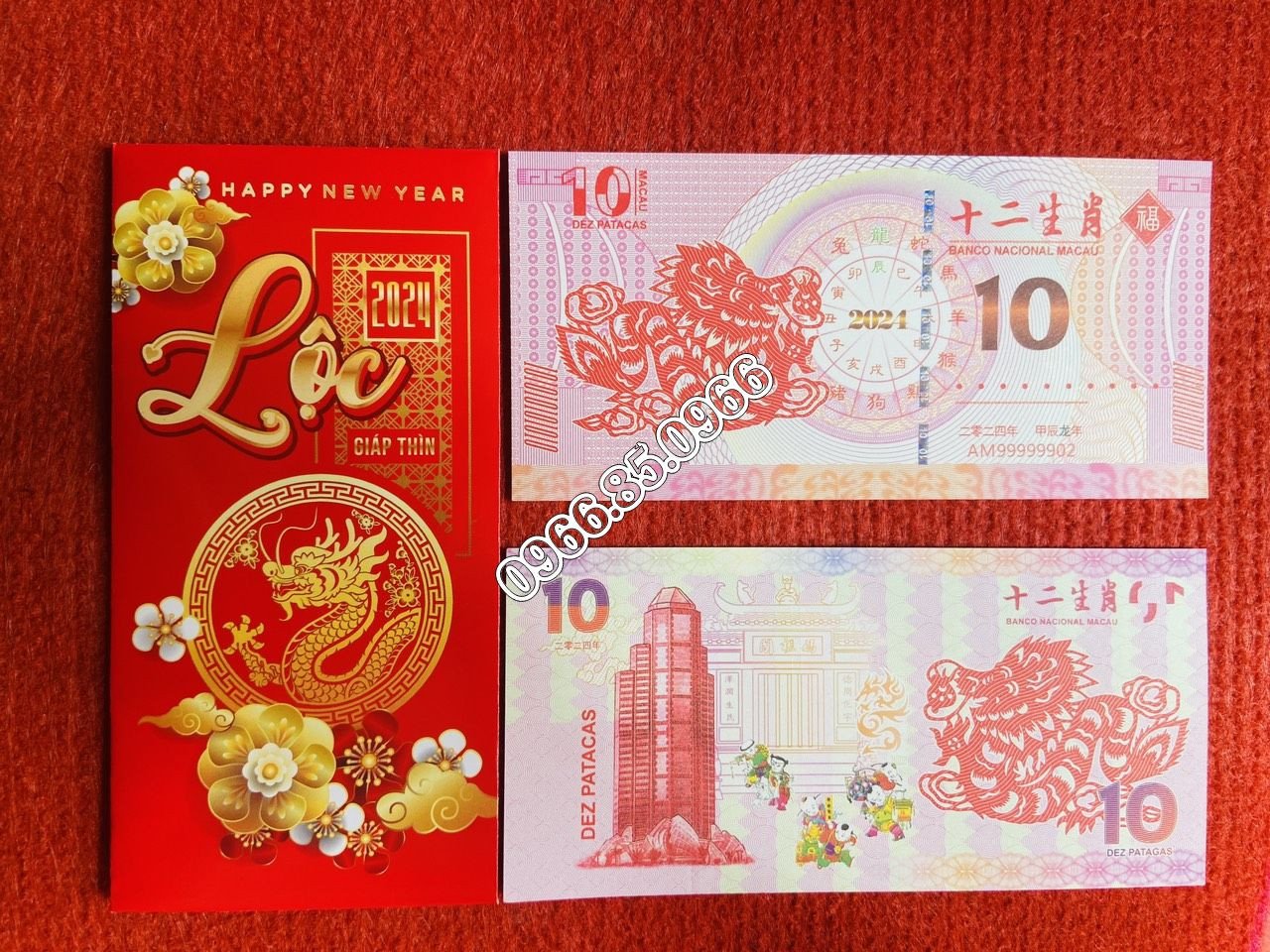 Tiền Macao 10 Patacas với biểu tượng rồng, yếu tố khi đổi tiền Macao sang tiền Việt Nam