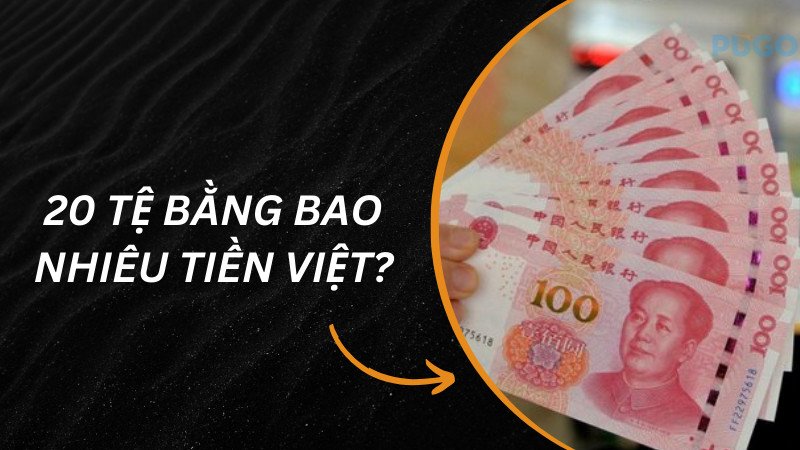 Tờ 20 Nhân dân tệ Trung Quốc, tượng trưng cho câu hỏi 20 tệ là bao nhiêu tiền Việt Nam