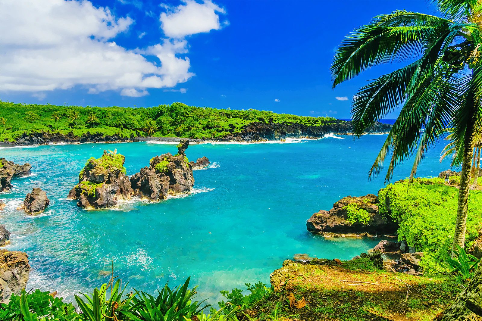 Bãi biển và cảnh quan núi lửa tại Maui