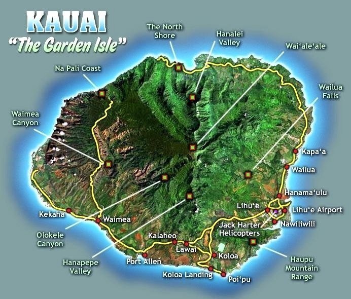 Cảnh quan thiên nhiên hoang sơ của Kauai