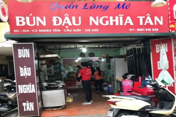 Bún Đậu Nghĩa Tân Cầu Giấy - Mắm Tôm Sủi Bọt Thơm Phức