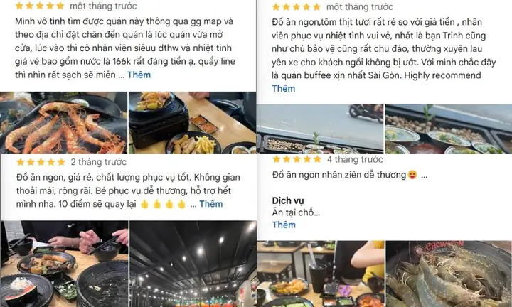 Buffet Góc Nướng Bbq