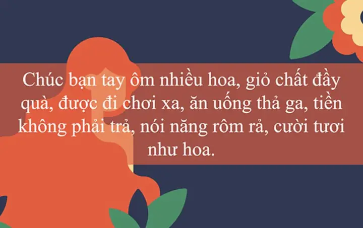 Lời Chúc 8/3 Cho Bạn Thân Hài Hước, Bá Đạo