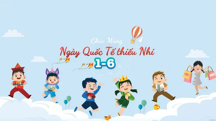 20 Mẫu Background Ngày Quốc Tế Thiếu Nhi Đẹp, Thu Hút