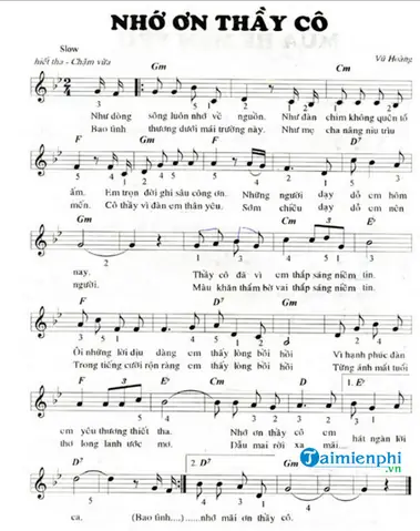 Sheet Làm Báo Tường 20/11 Hay