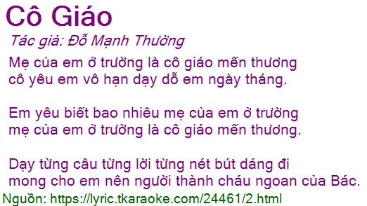 Bài Hát Cô Giáo Của Em: Hành Trình Khám Phá Bản Sắc Giáo Dục Việt Nam Qua Âm Nhạc