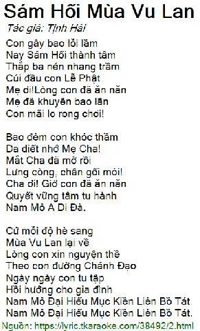 Bài Hát Vu Lan Báo Hiếu: Những Ca Khúc Sâu Lắng Về Tình Mẫu Tử