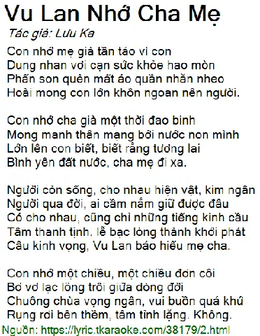 Bài Hát Vu Lan Báo Hiếu: Những Ca Khúc Sâu Lắng Về Tình Mẫu Tử