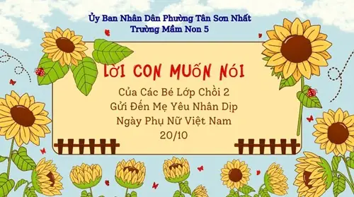 Hình Ảnh Hoạt Động Tháng 10 Lớp Chồi 2