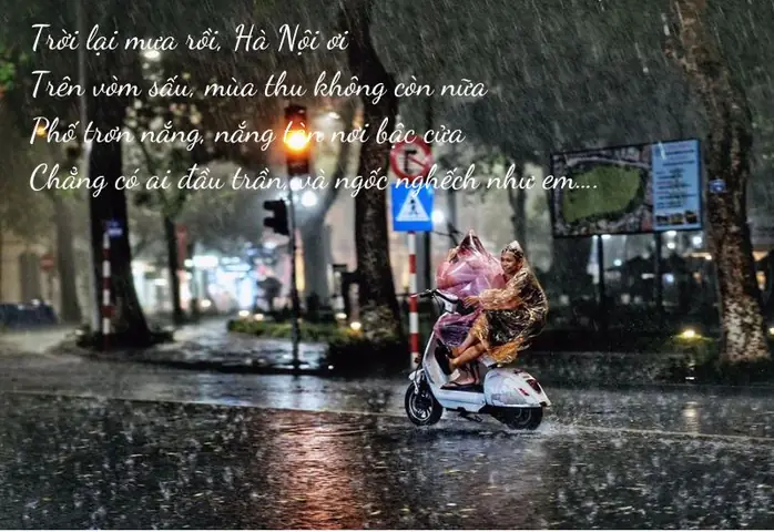 Thơ Về Hà Nội Ngày Mưa Buồn