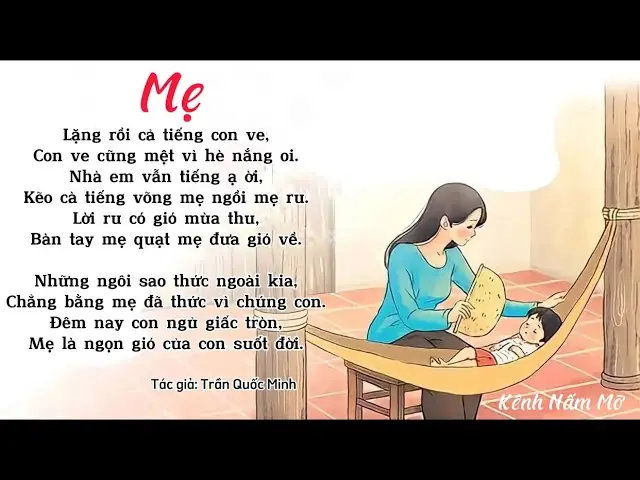 Bài Thơ Về Mẹ Của Trần Quốc Minh: Khúc Ca Tình Mẫu Tử Thiêng Liêng Bài Thơ Về Mẹ Của Trần Quốc Minh: Khúc Ca Tình Mẫu Tử Thiêng Liêng