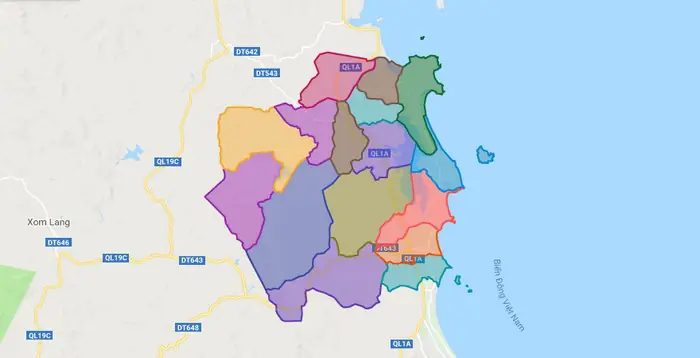 Bản Đồ Huyện Tuy An Tỉnh Phú Yên Bản Đồ Huyện Tuy An Tỉnh Phú Yên