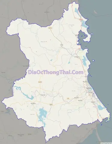 Bản Đồ Giao Thông Tỉnh Phú Yên