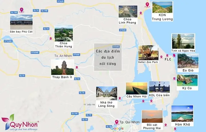 Khoảng Cách Từ Trung Tâm Thành Phố Quy Nhơn Đến Các Địa Điểm Du Lịch Khoảng Cách Từ Trung Tâm Thành Phố Quy Nhơn Đến Các Địa Điểm Du Lịch