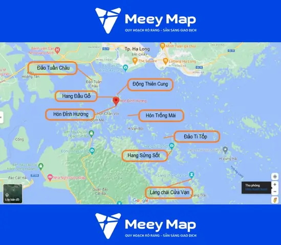Bản Đồ Thành Phố Hạ Long, Quảng Ninh| Bản Đồ Du Lịch Hạ Long