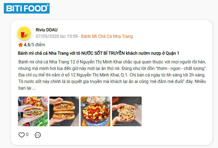 Chả Cá Nha Trang – Linh Hồn Của Ổ Bánh Mì