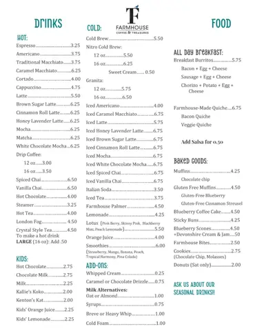 Farmhouse Menu: Khám Phá Thực Đơn Hoàn Chỉnh Với Các Món Ăn Đặc Trưng