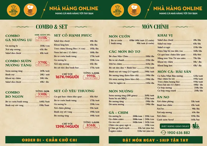 Phân Tích Chuyên Sâu Mộc Vị Quán Menu