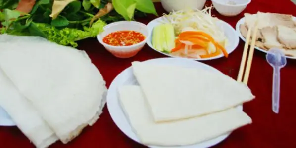 Bánh Tráng Phơi Sương Chấm Thịt Luộc Cực Ngon