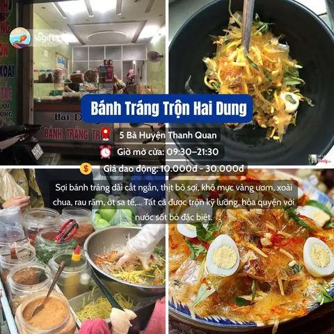 Bánh Tráng Trộn Hai Dung- Quán Bánh Tráng Trộn Ngon Đà Nẵng Bánh Tráng Trộn Hai Dung- Quán Bánh Tráng Trộn Ngon Đà Nẵng