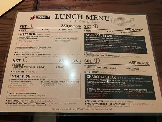 Corda Menu Chi Tiết Và Triết Lý Ẩm Thực Nhật-ý