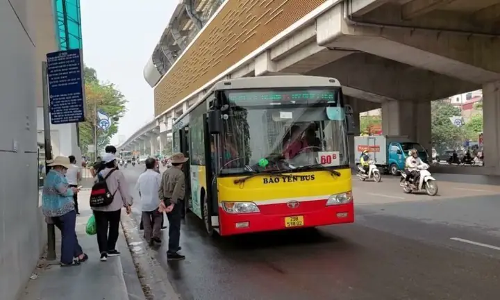 Xe Buýt Số 60b: Bến Xe Nước Ngầm <> Bệnh Viện Nhiệt Đới Trung Ương Cơ Sở 2