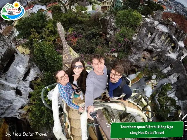 Tour Tham Quan Biệt Thự Hằng Nga Cùng Hoa Dalat Travel