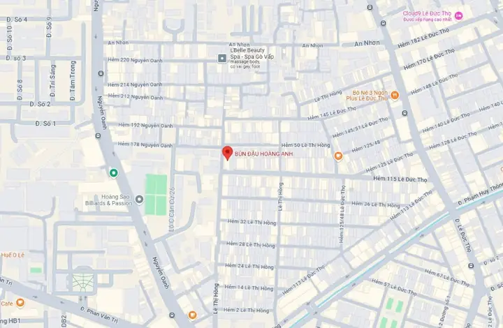 Bún Đậu Mắm Tôm Hoàng Anh Gò Vấp