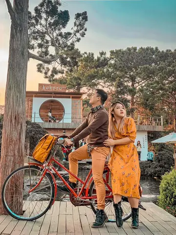 Check In Khu Du Lịch Lá Phong Đà Lạt - Kokoro Cafe Siêu Xinh