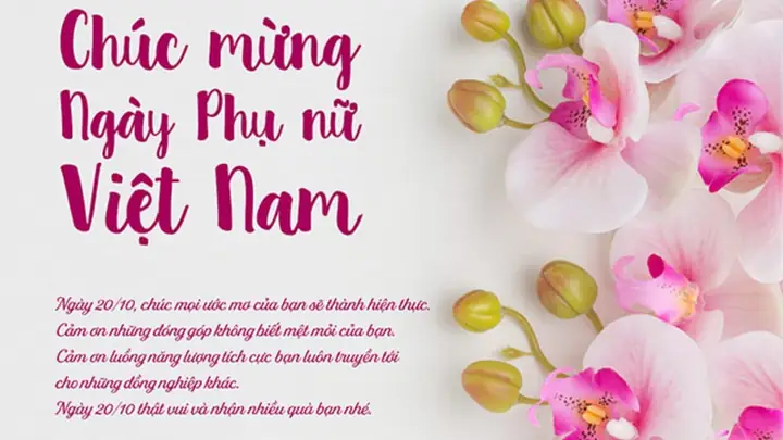 Thiệp Chúc Mừng 20/10 Đẹp Nhất