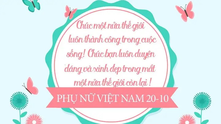 Mẫu Thiệp Chúc Mừng 20/10 Tặng Cô Giáo