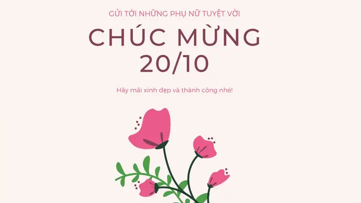 Mẫu Thiệp Chúc Mừng 20/10 Tặng Cô Giáo