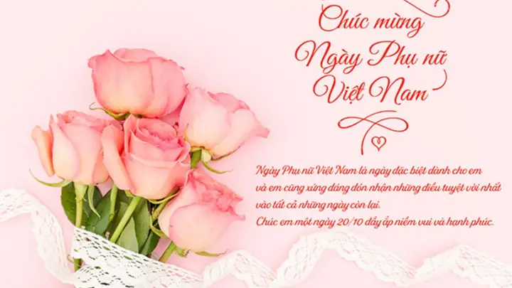 Thiệp Chúc Mừng 20/10 Đẹp Nhất