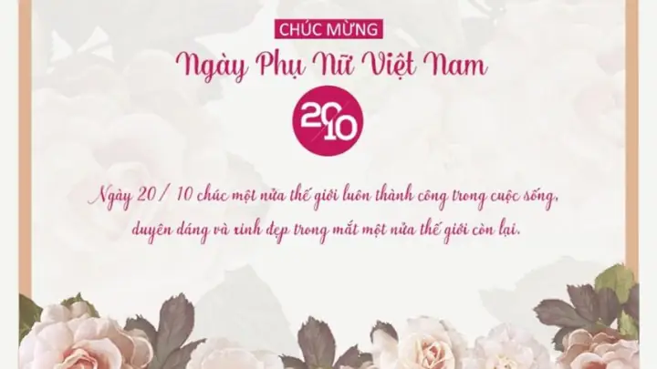 Thiệp Chúc Mừng 20/10 Tặng Chị Em Gái