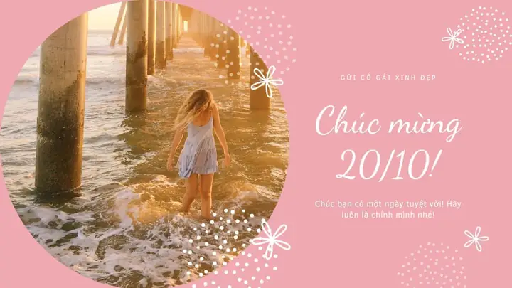 Mẫu Thiệp Chúc Mừng 20/10 Tặng Cô Giáo
