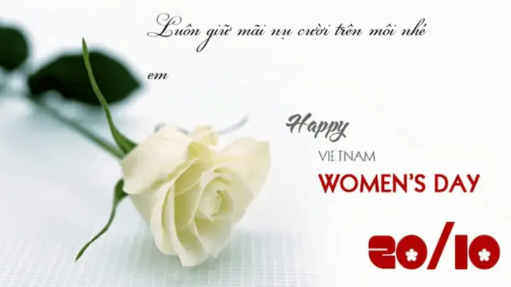 Thiệp Chúc Mừng 20/10 Đẹp Nhất