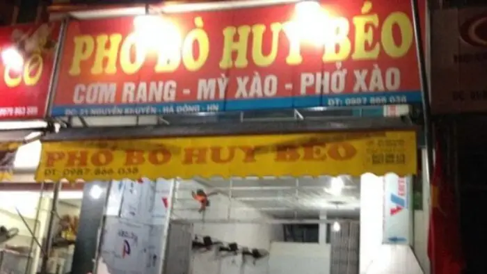 Phở Bò Huy Béo: Nước Dùng Đậm Đà, Thịt Ngon Phở Bò Huy Béo: Nước Dùng Đậm Đà, Thịt Ngon