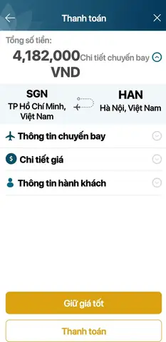 Chọn Chỗ Ngồi Trong Quá Trình Đặt Vé Trên Ứng Dụng Của Vietnam Airlines