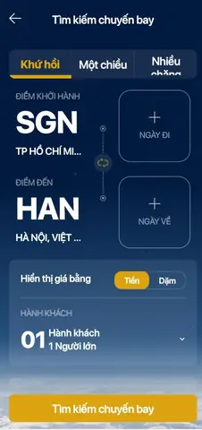 Chọn Chỗ Ngồi Trong Quá Trình Đặt Vé Trên Ứng Dụng Của Vietnam Airlines