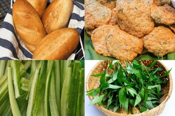 Chuẩn Bị Nguyên Liệu Để Làm Bánh Mì Chả Cá Chuẩn Bị Nguyên Liệu Để Làm Bánh Mì Chả Cá